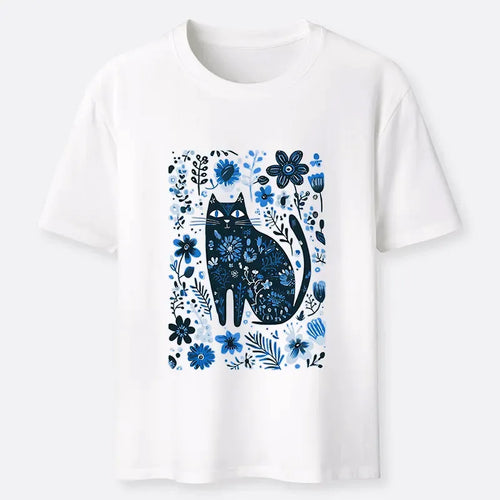 best seller Japanese cat flower t-shirt