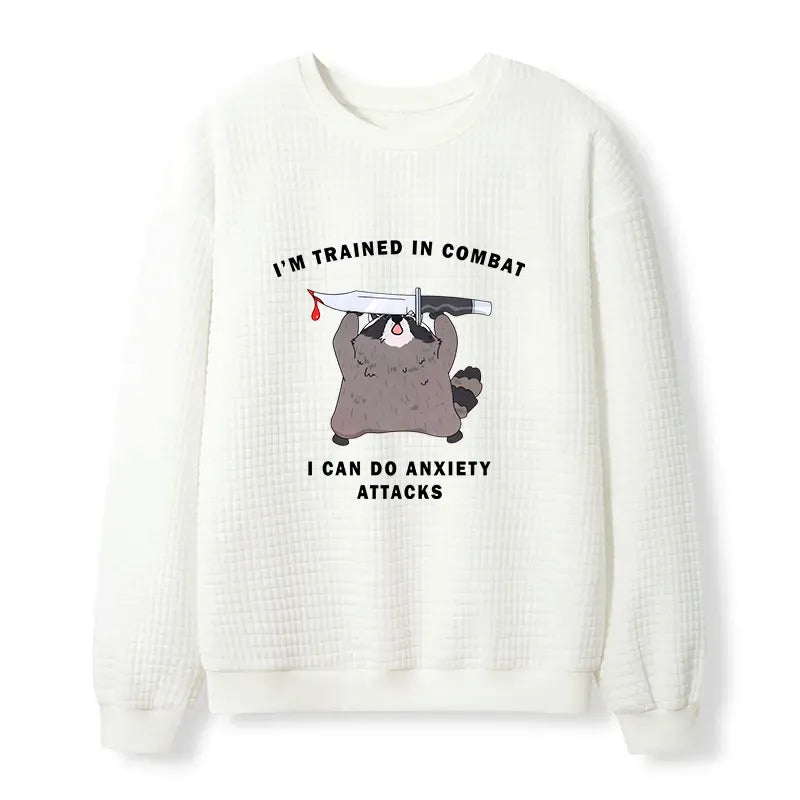 Japanese Waffle Sweatshirt for Daily Wear