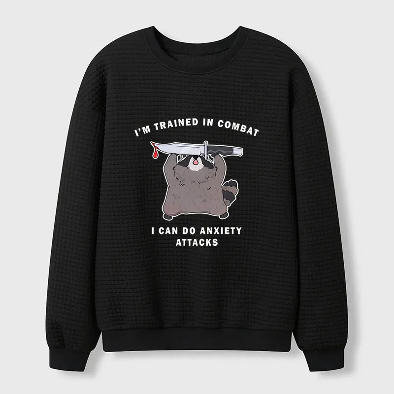 Japanese Waffle Sweatshirt for Daily Wear