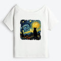 Trendy Japanese Cat Tee for Summer