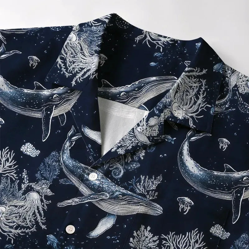 Kyoto Lion Aloha Shirt On Sale