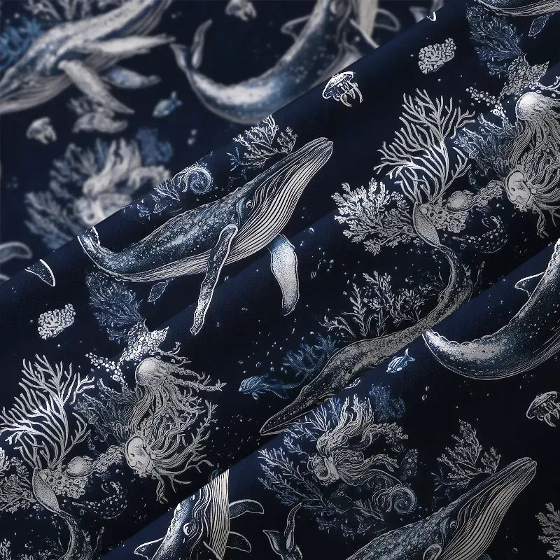 Deep Sea Whale Hawaiian Shirt Unisex