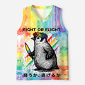 Fight or Flight Mesh Tank Top for Summer