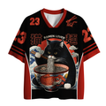 Japanese Ramen Cat Mesh Jersey