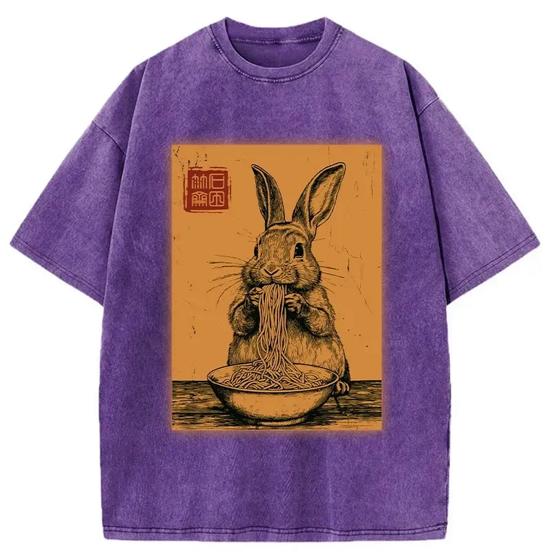 Japanese Washed T-Shirt for Gift for Him