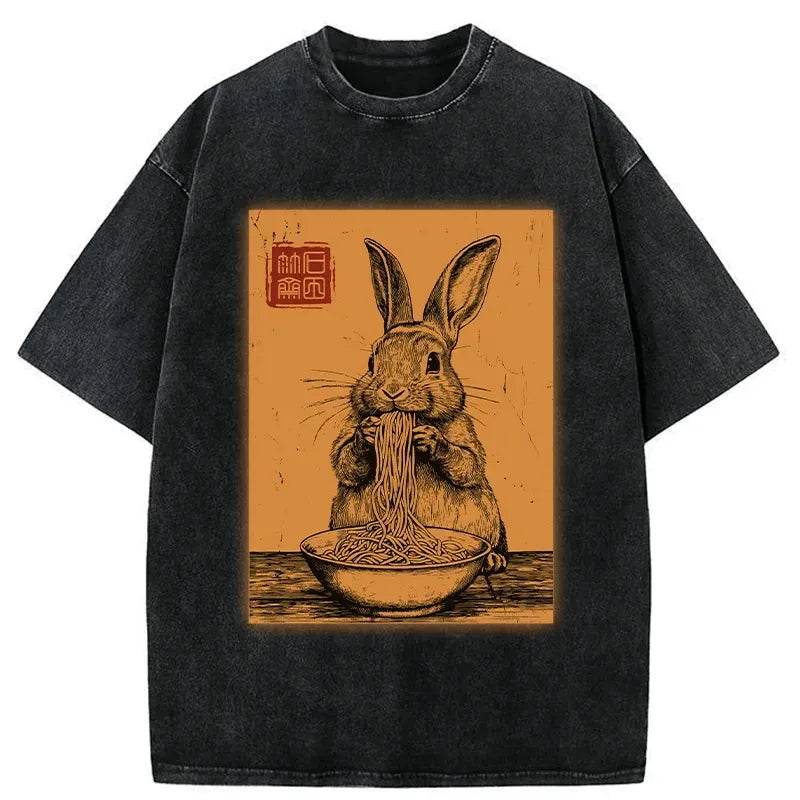 Kyoto Lion Ukiyo-e T-Shirt for Streetwear