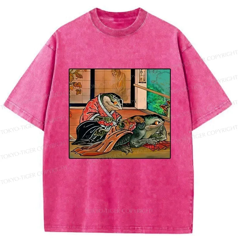 Vintage Frog Tee for Daily Wear