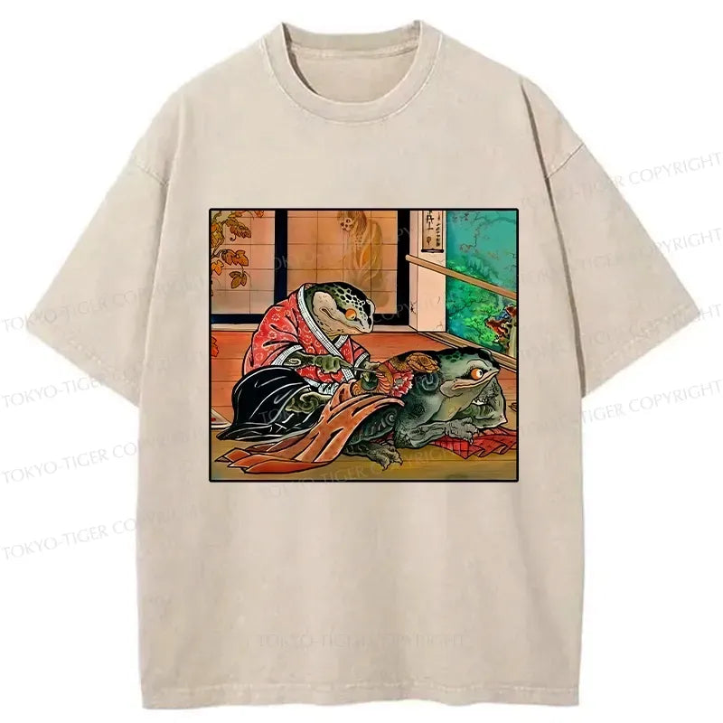 Vintage Frog Tee for Daily Wear