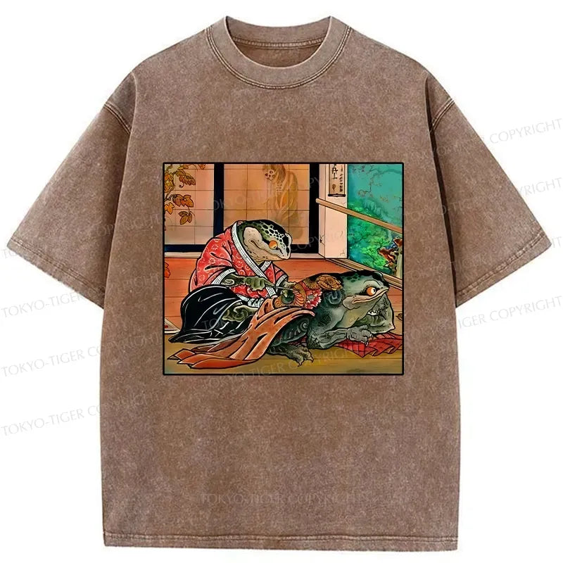 Vintage Frog Tee for Daily Wear