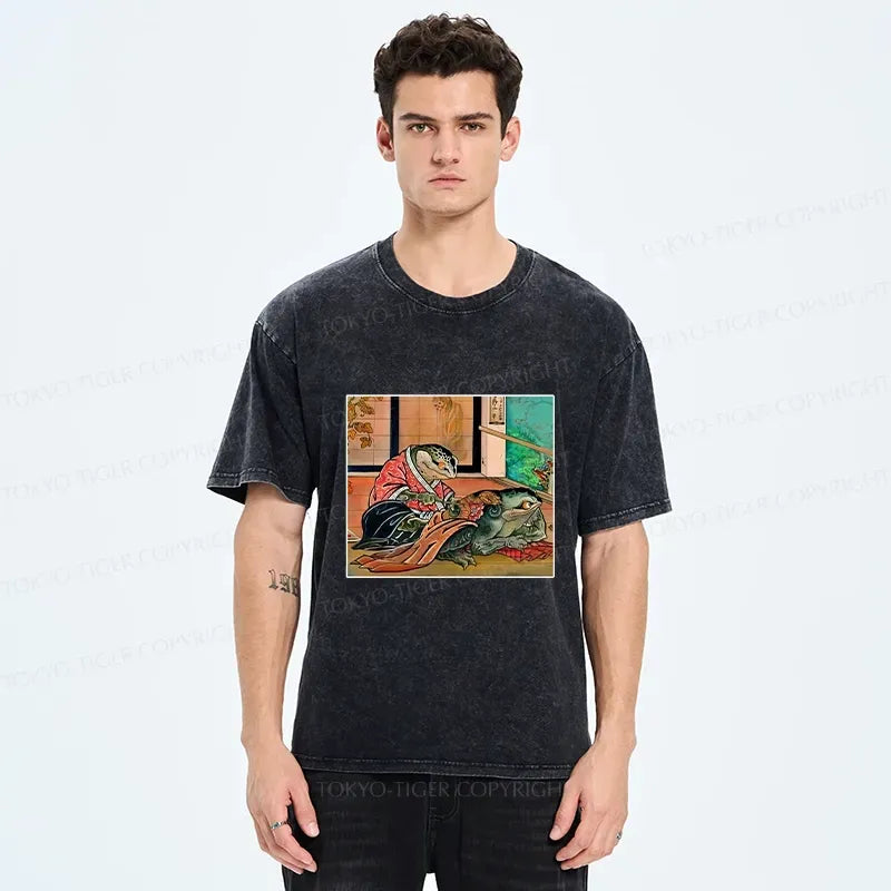 Vintage Frog Tee for Daily Wear