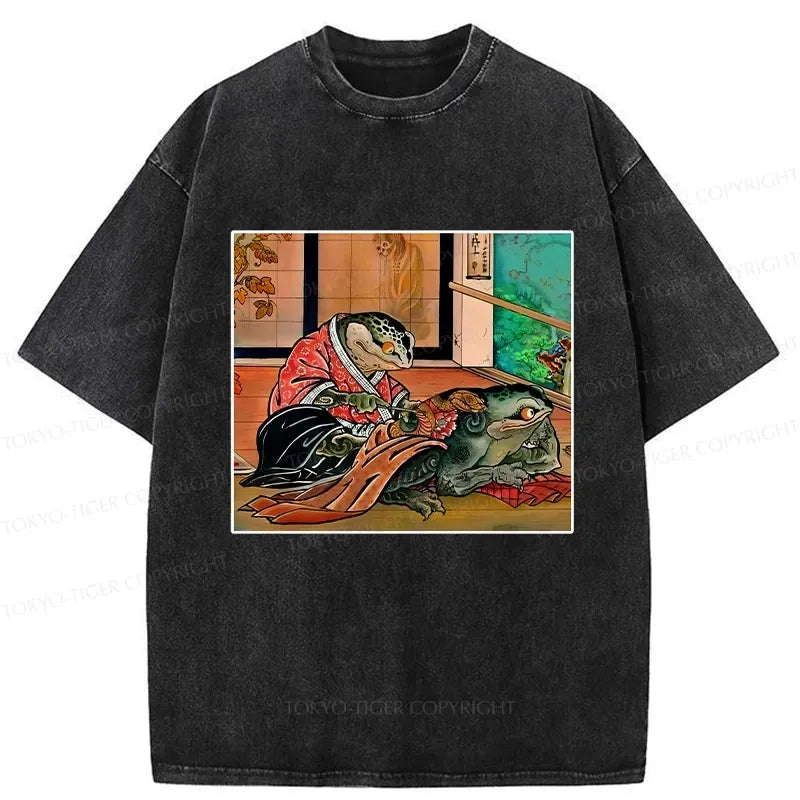 Vintage Frog Tee for Daily Wear