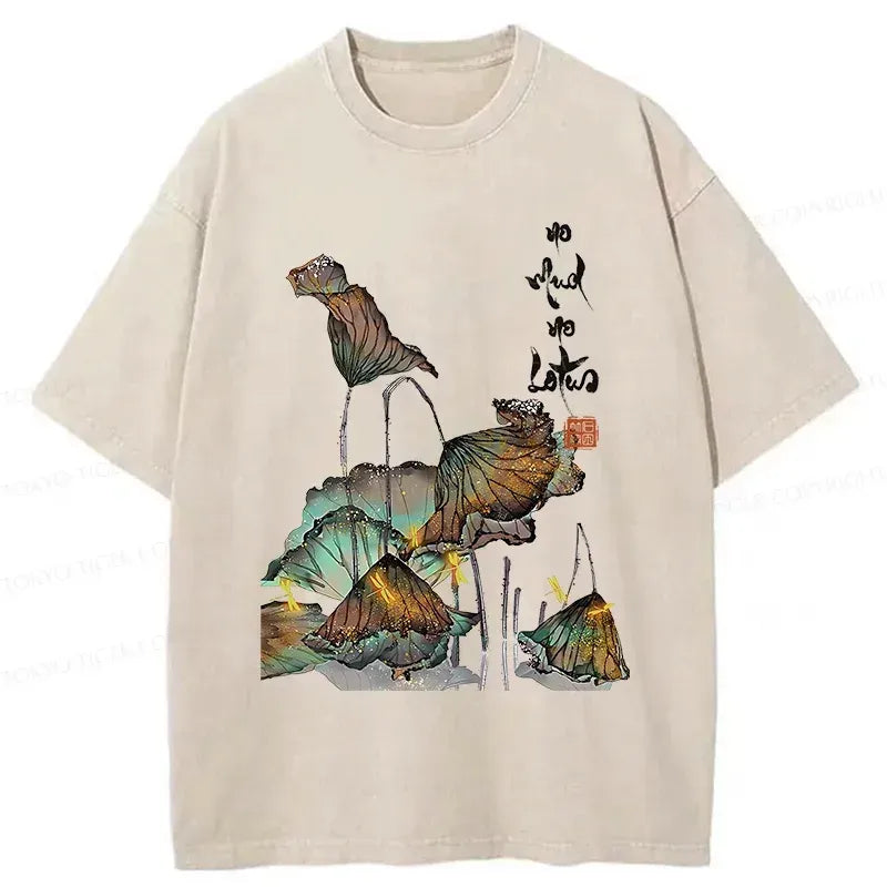 Kyoto Lion Japanese Style T-Shirt for Gift Idea