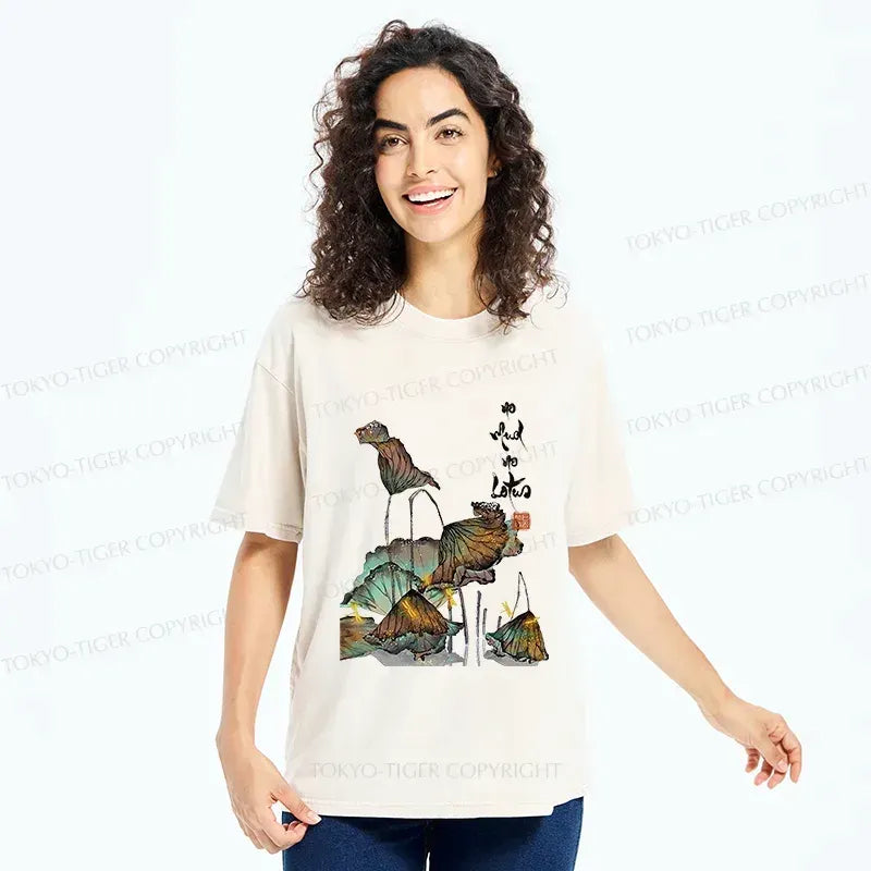 No Mud No Lotus Unisex Cotton T-Shirt for Summer