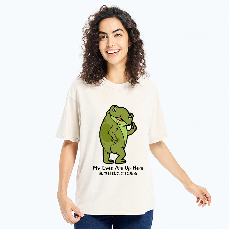 Japanese Washed T-Shirt for Streetwear