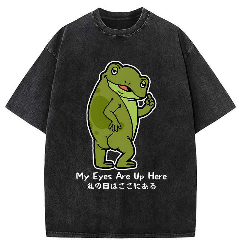 Japanese Washed T-Shirt for Streetwear