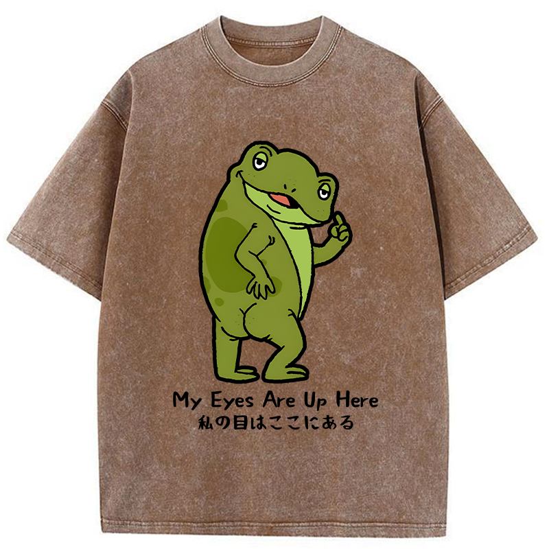 Japanese Washed T-Shirt for Streetwear
