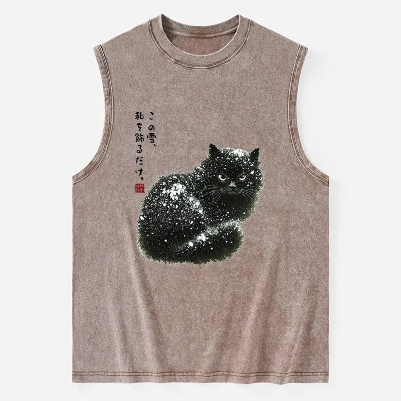 Snow Washed Unisex Tank Top for Daily Wear