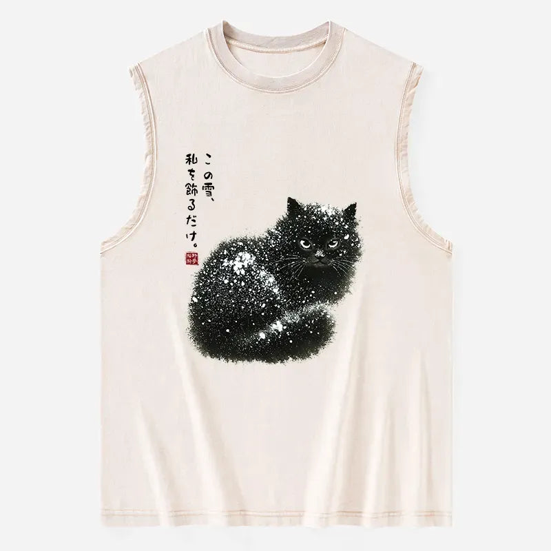 Snow Washed Unisex Tank Top for Daily Wear