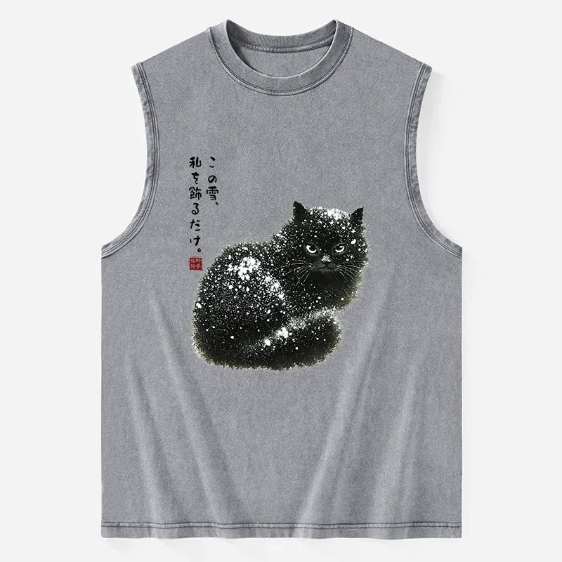 Snow Washed Unisex Tank Top for Daily Wear