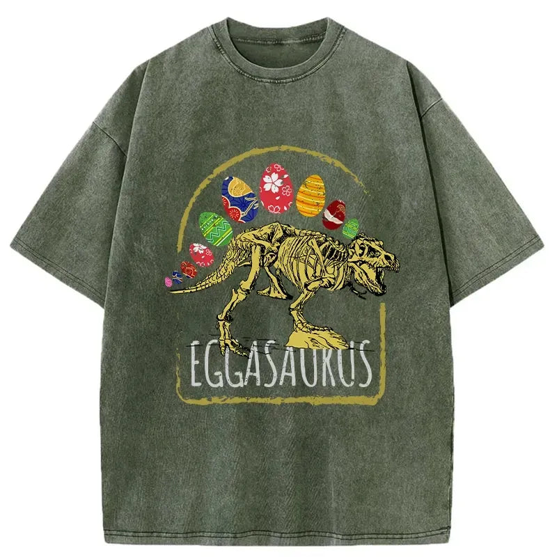 kyoto lion funny eggasaurus t shirt for daily wear