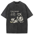 japanese vintage raccoon t-shirt