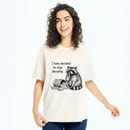 Kyoto-Lion Raccoon Stops Making Choices Washed T-Shirt