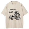 Kyoto-Lion Raccoon Stops Making Choices Washed T-Shirt