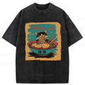 Kyoto Lion Kitten Ramen Tee Gift Idea for Her