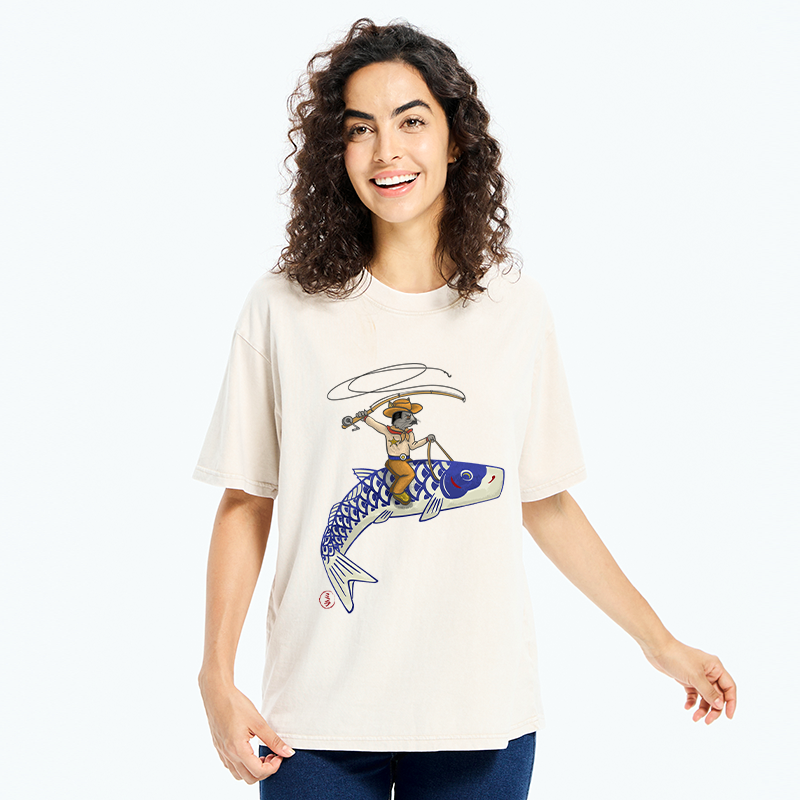 kyoto lion fish graphic tee streetwear