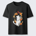 Zen Dancing Fish T-Shirt for Vacation