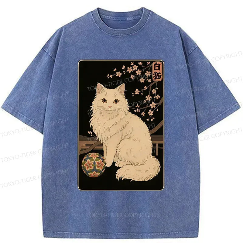 Japanese Vintage Cat T-Shirt