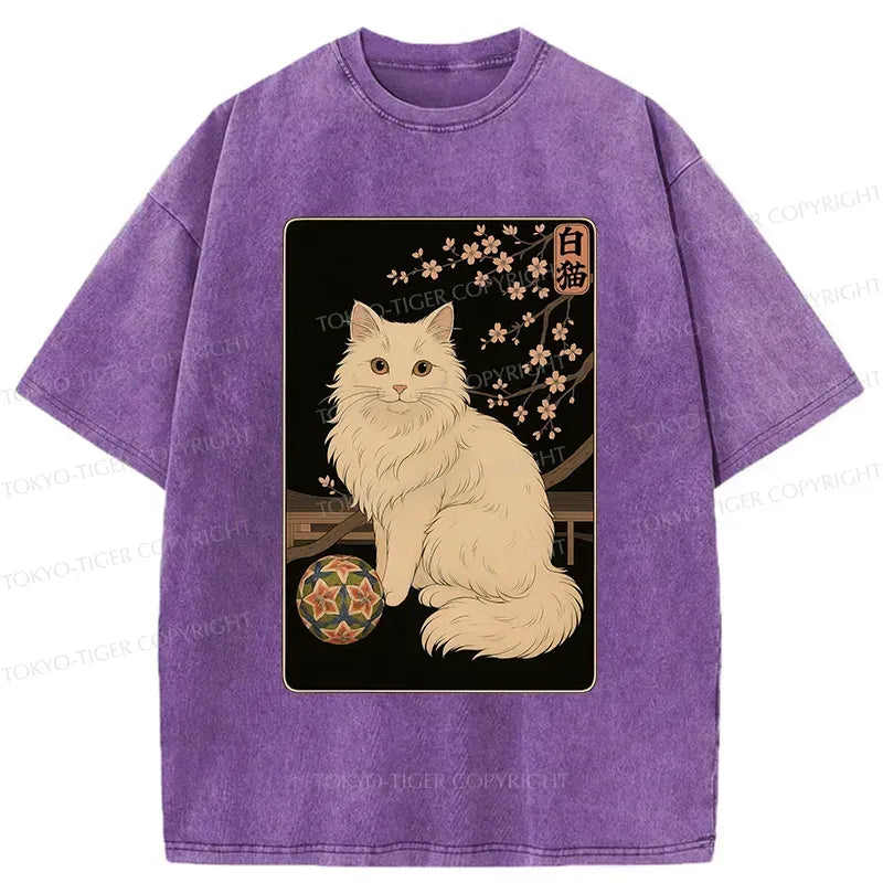 Japanese Vintage Cat T-Shirt