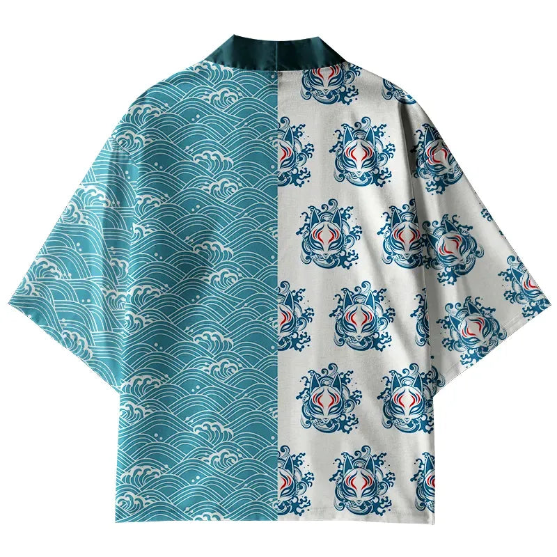Japanese Kimono Cardigan for Streetwear