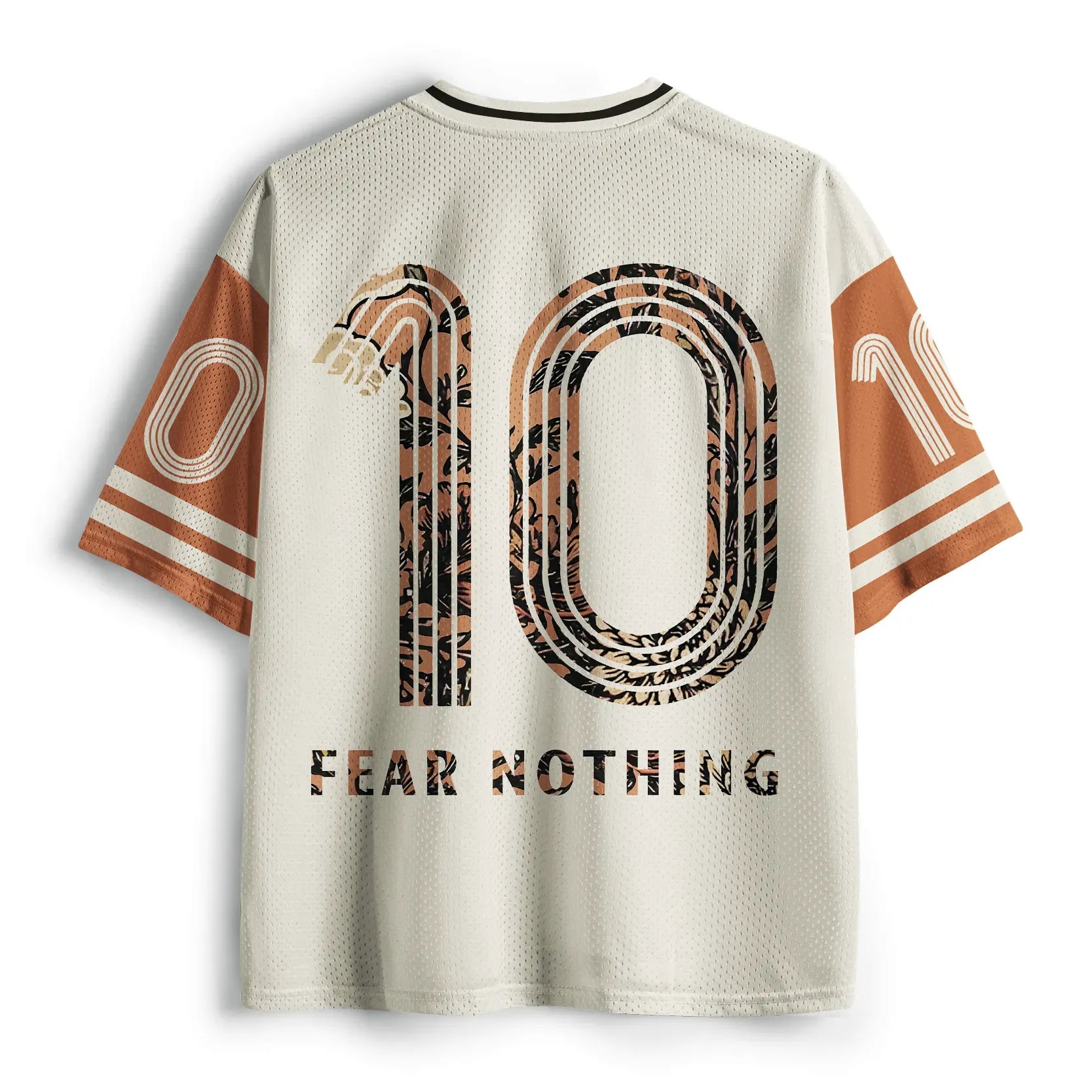 Kyoto-Lion Oriental Majesty: Tiger&Crane Mesh Jersey