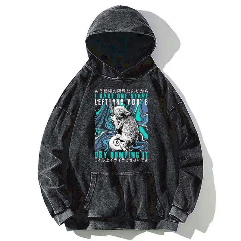 Kyoto-Lion Vintage Hoodie Trendy Must-have