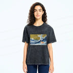 Japanese Corgi Surfing T-Shirt on Sale