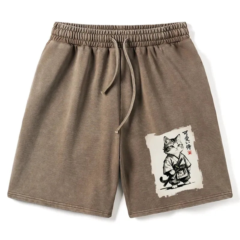 Unisex Washed Shorts for Daily Wear