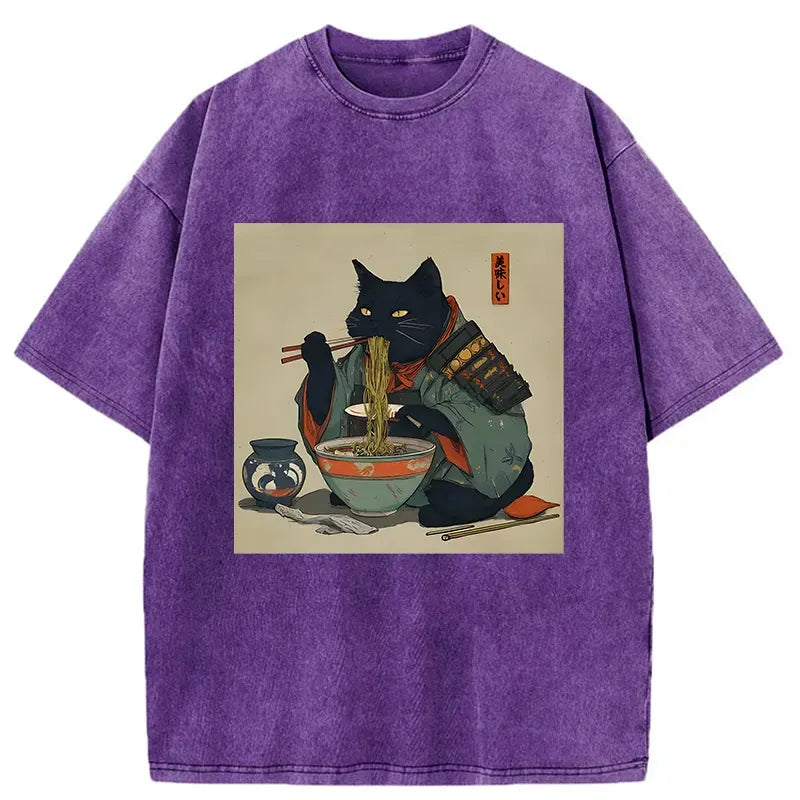 Best Seller Japanese Cat Warrior T-Shirt
