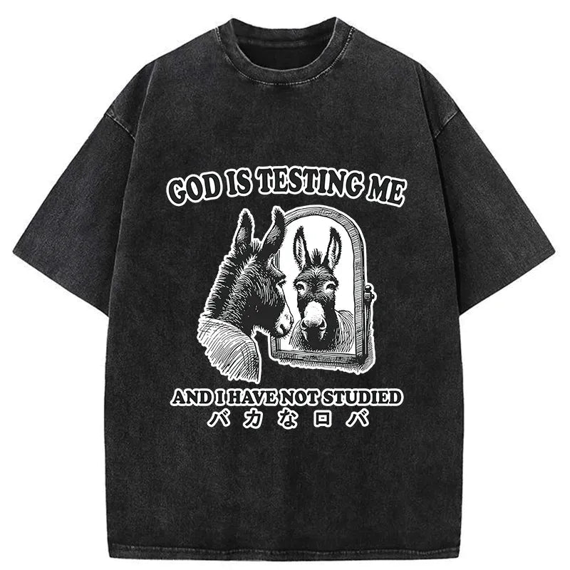 washed unisex tee for streetwear