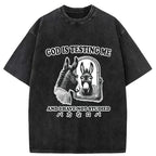 washed unisex tee for streetwear