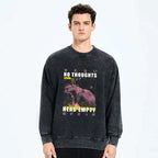 Vintage Japanese Lion Print Sweatshirt