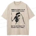 Calm Lion Unisex Cotton T-Shirt Trendy