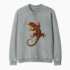 Retro Gecko Sweatshirt for Gift Idea