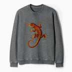 Retro Gecko Sweatshirt for Gift Idea