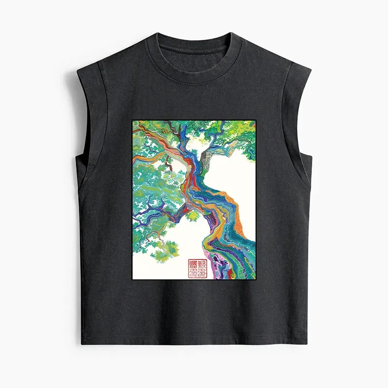 Colorful Magic Tree Tank Top Trendy