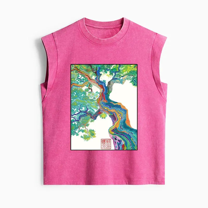 Colorful Magic Tree Tank Top Trendy