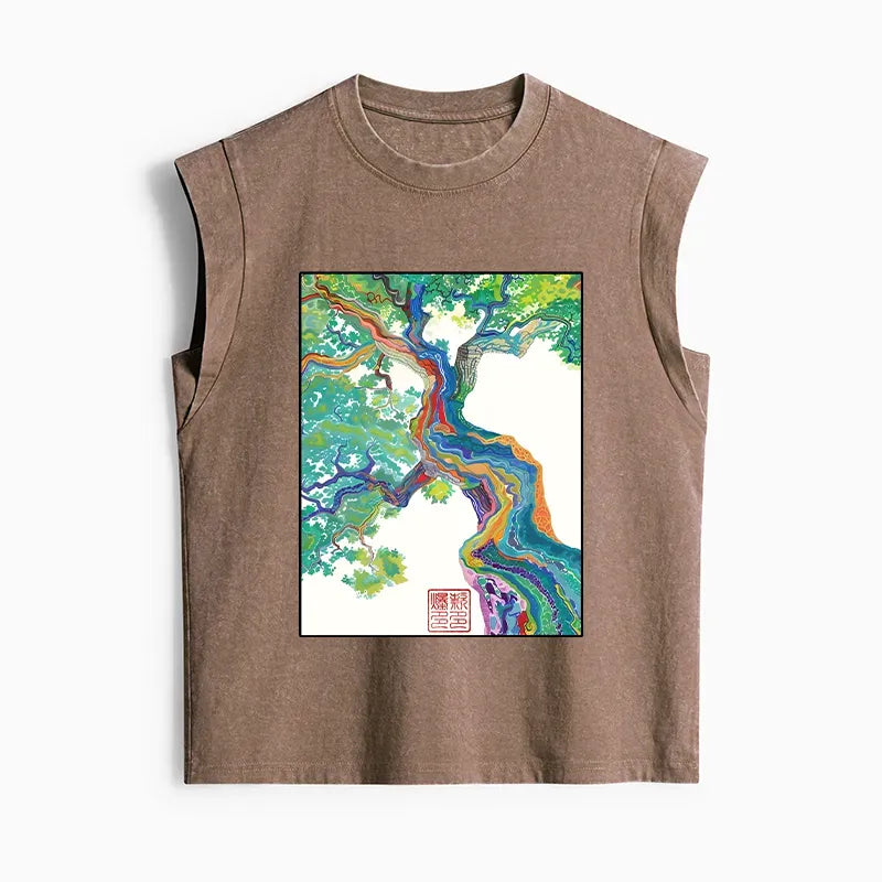 Japanese Vintage Tank Top for Women