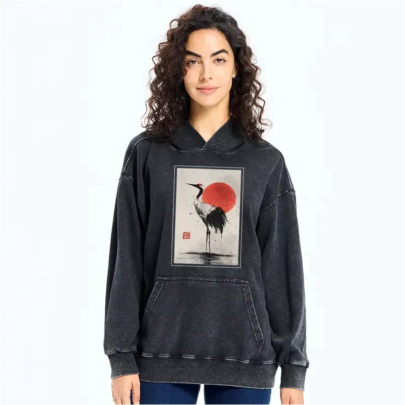 Unisex Washed Hoodie for Casual Streetwear