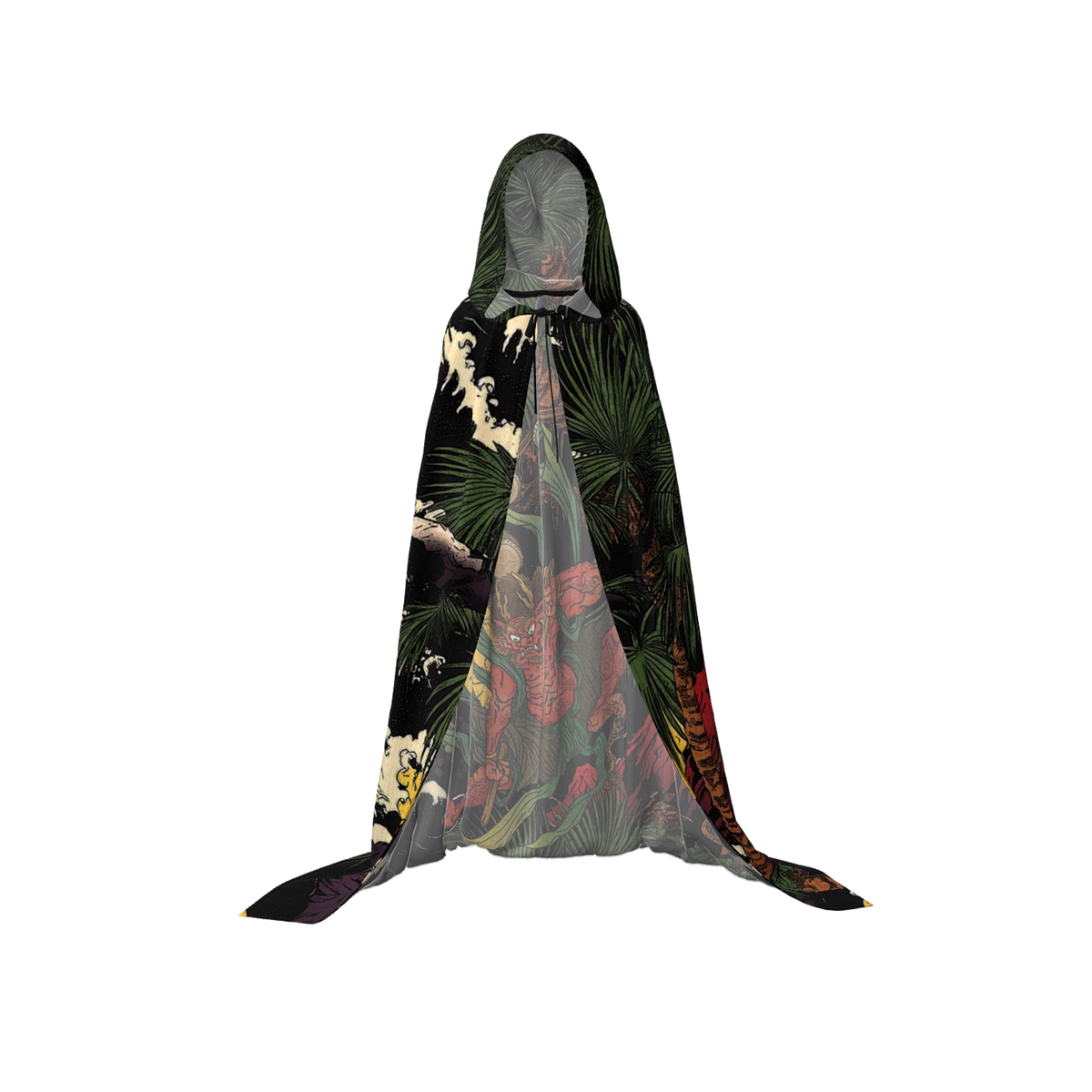 Kyoto-Lion Japanese Yokai Holiday Cloak