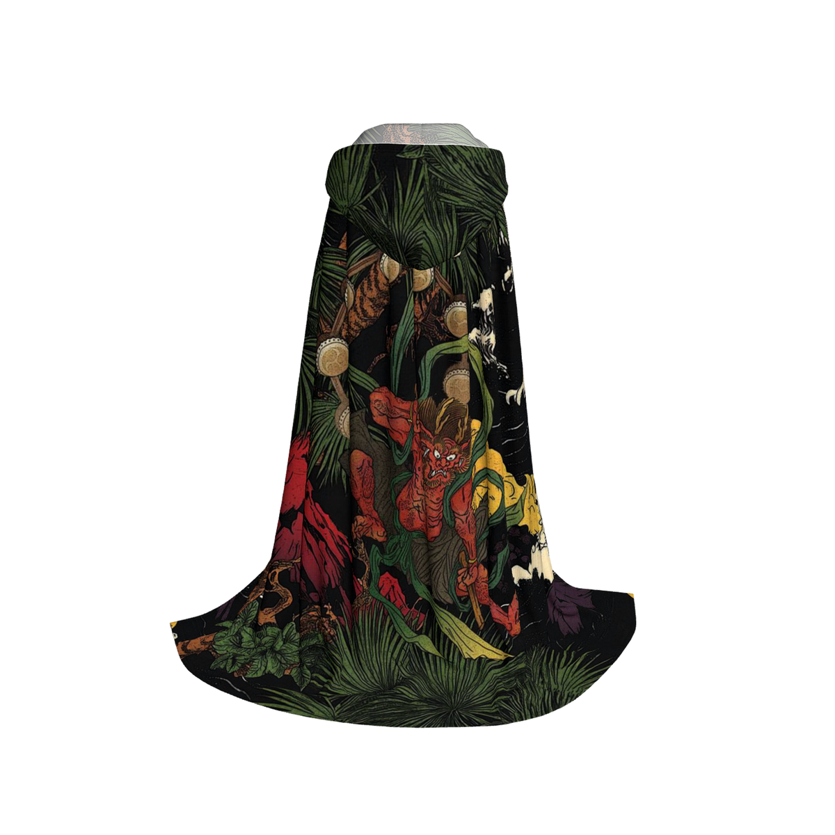 Kyoto-Lion Japanese Yokai Holiday Cloak